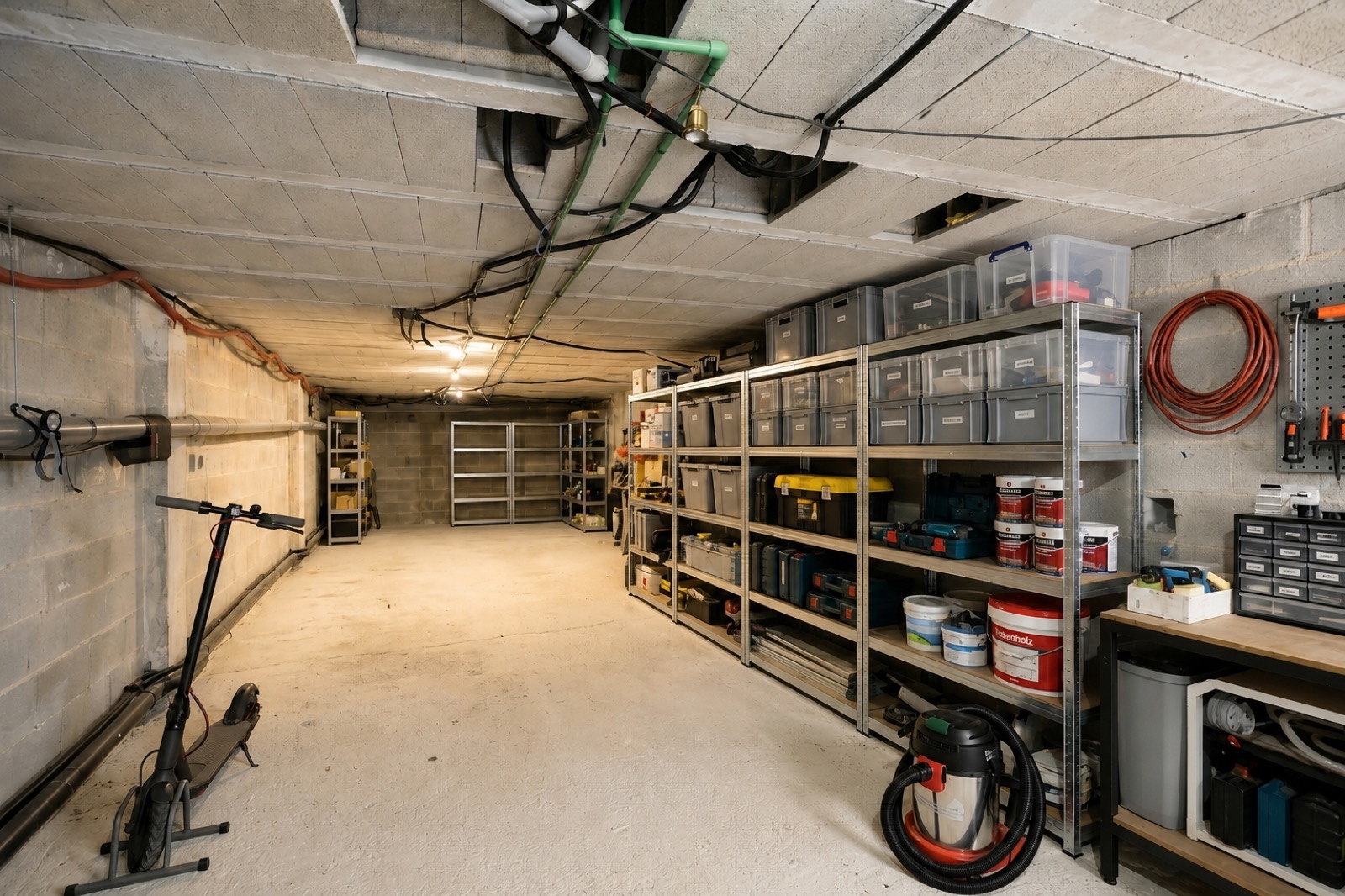 Cleared garage